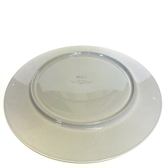 Mikasa Ceramic Serving Plate Tray CA701 Slate Grey Made in Japan Platter Charger - Picture 6 of 7